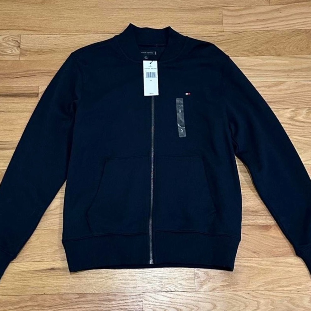 Tommy Hilfiger Men's Black Bomber Jacket
